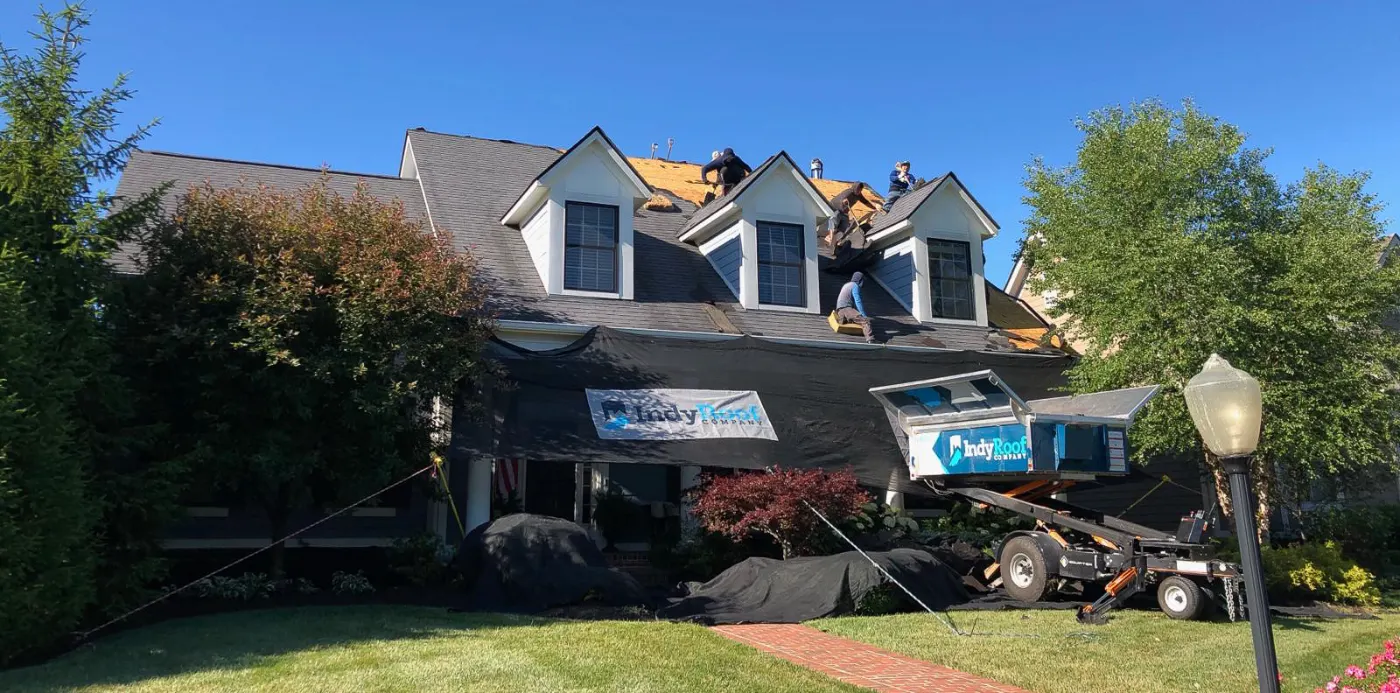 Roof inspection documented on a Smokey Ridge home
